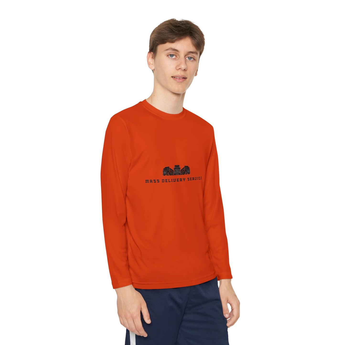 Youth Long Sleeve Tee - Mass Delivery Service Design