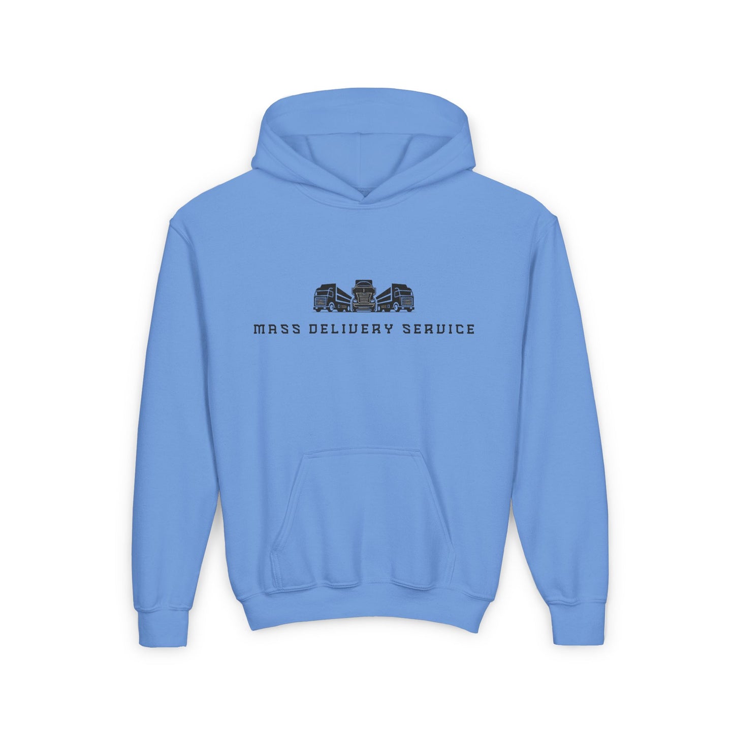 Youth Hooded Sweatshirt - Mass Delivery Service Design