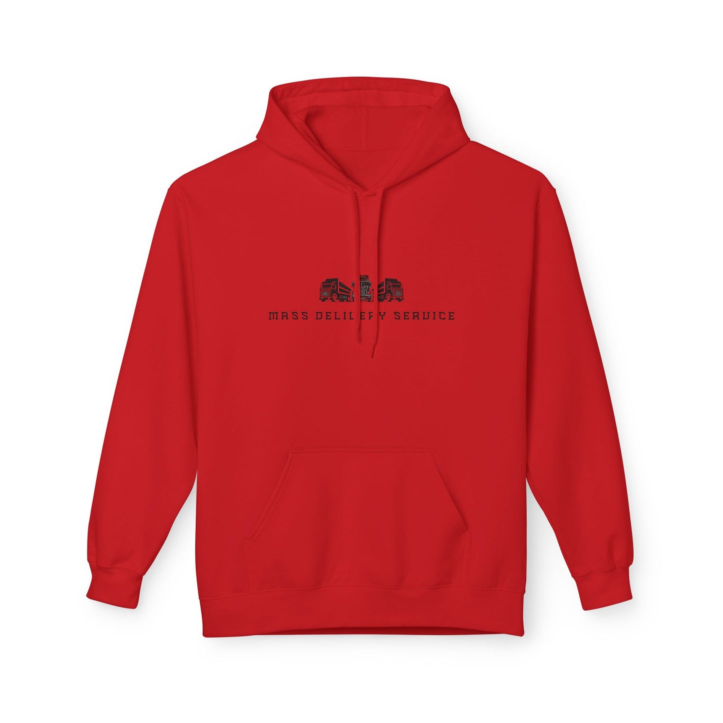 Mass Delivery Service Fleece Hoodie for Cozy Comfort