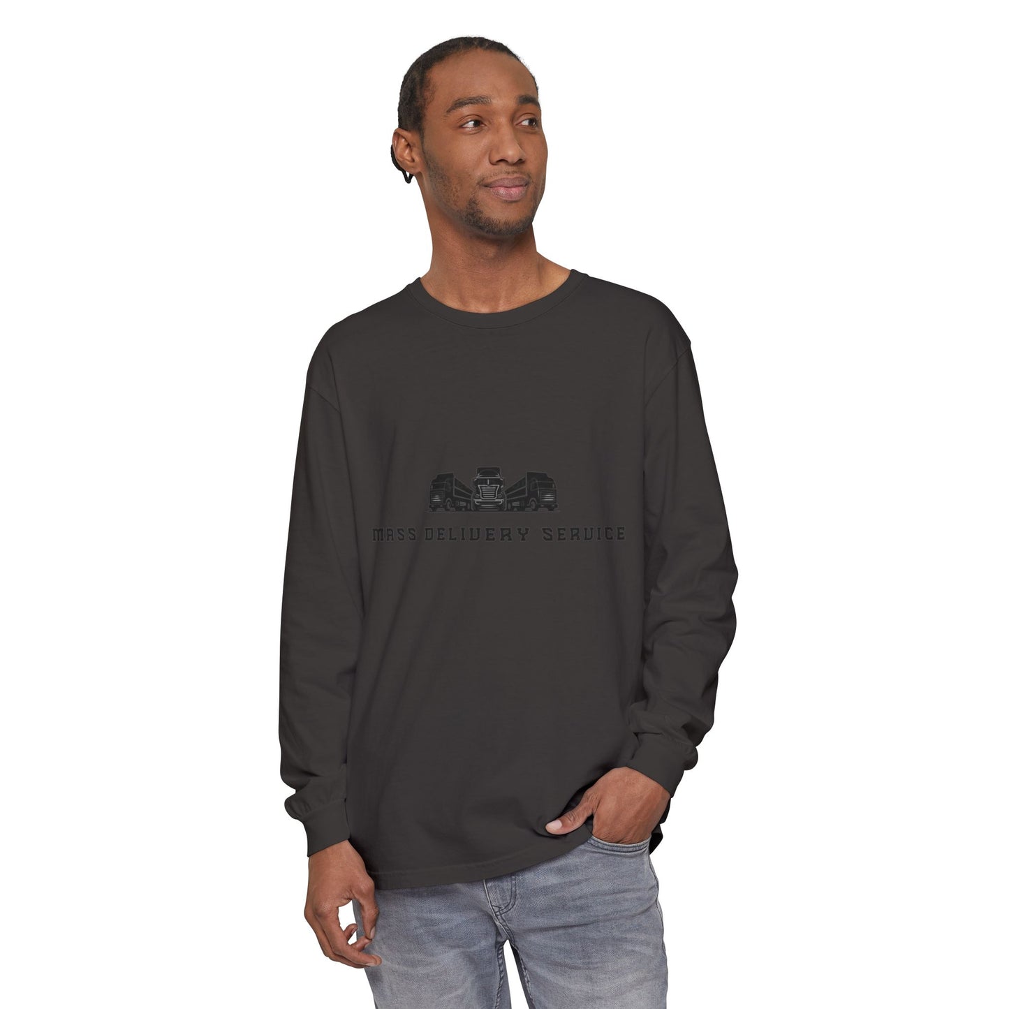 Mass Delivery Service Long Sleeve T-Shirt | Unisex Casual Wear