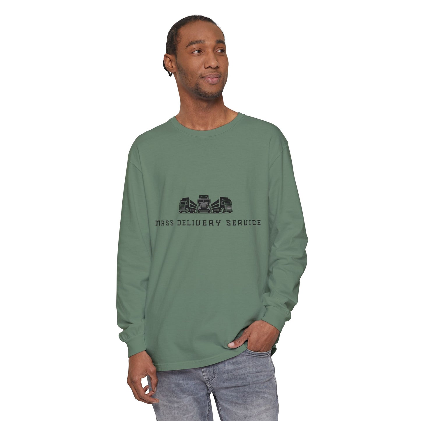 Mass Delivery Service Long Sleeve T-Shirt | Unisex Casual Wear