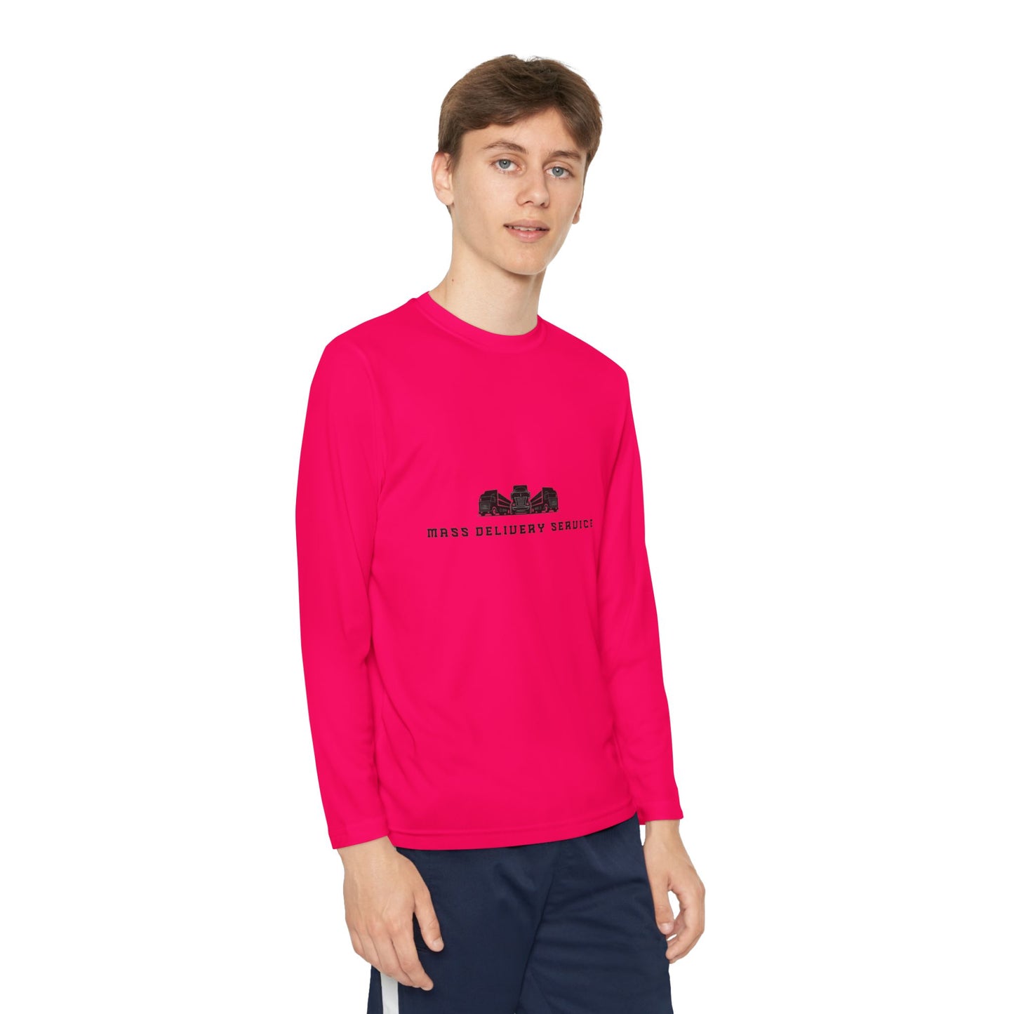 Youth Long Sleeve Tee - Mass Delivery Service Design