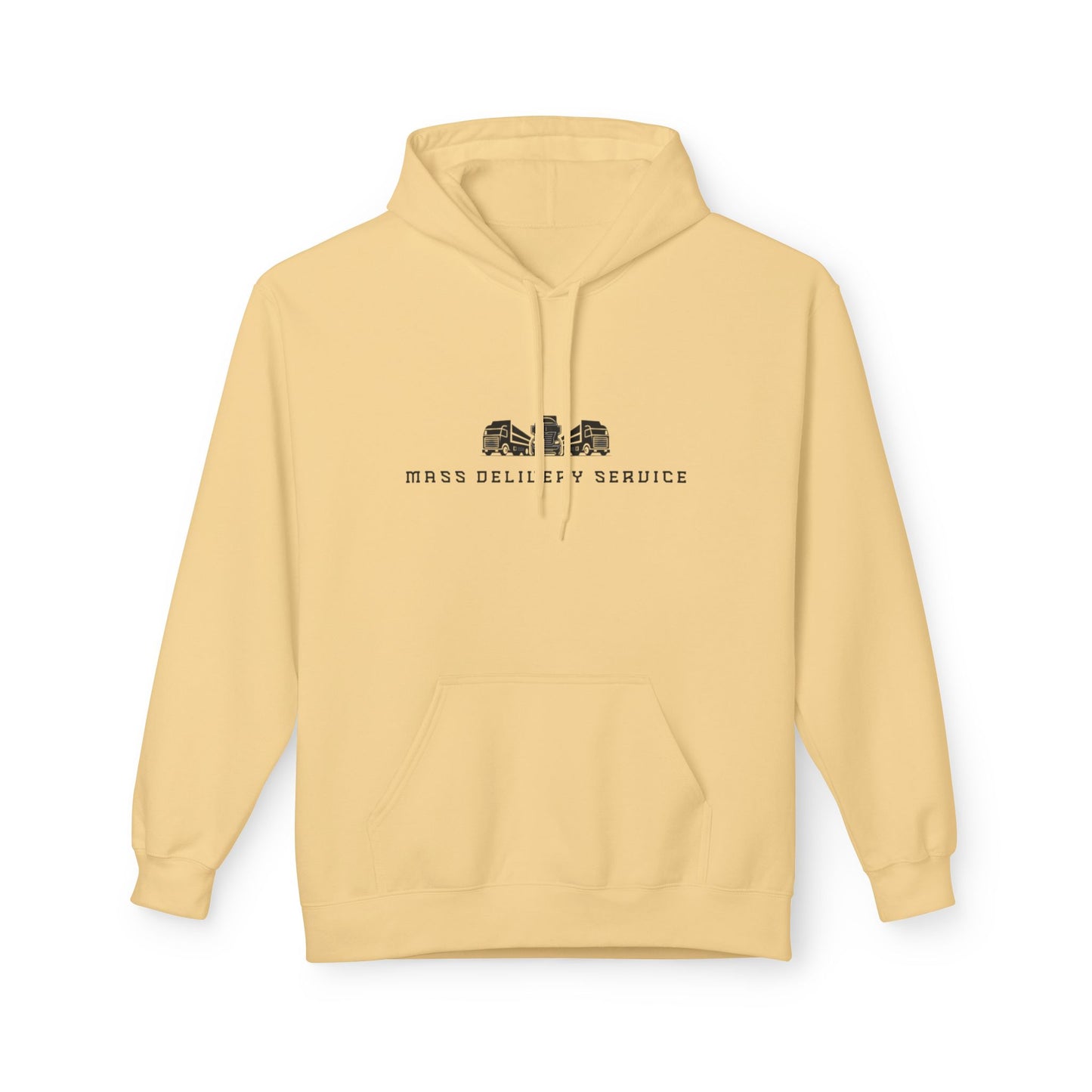 Mass Delivery Service Fleece Hoodie for Cozy Comfort