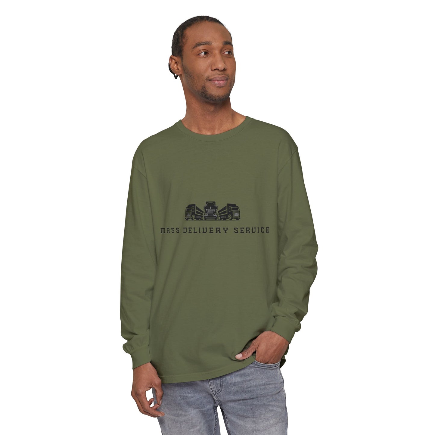 Mass Delivery Service Long Sleeve T-Shirt | Unisex Casual Wear