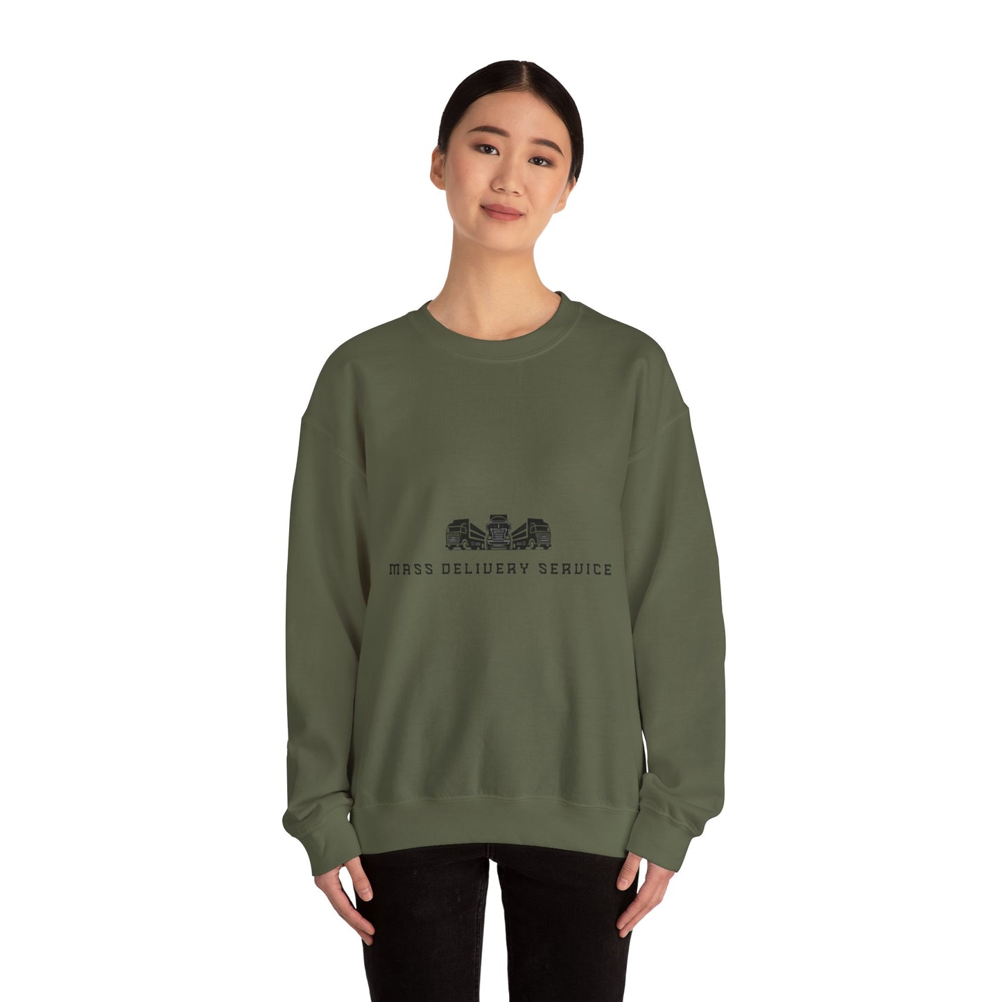 Mass Delivery Service Crewneck Sweatshirts