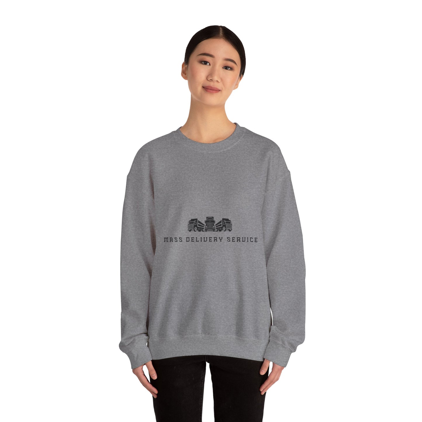 Mass Delivery Service Crewneck Sweatshirts