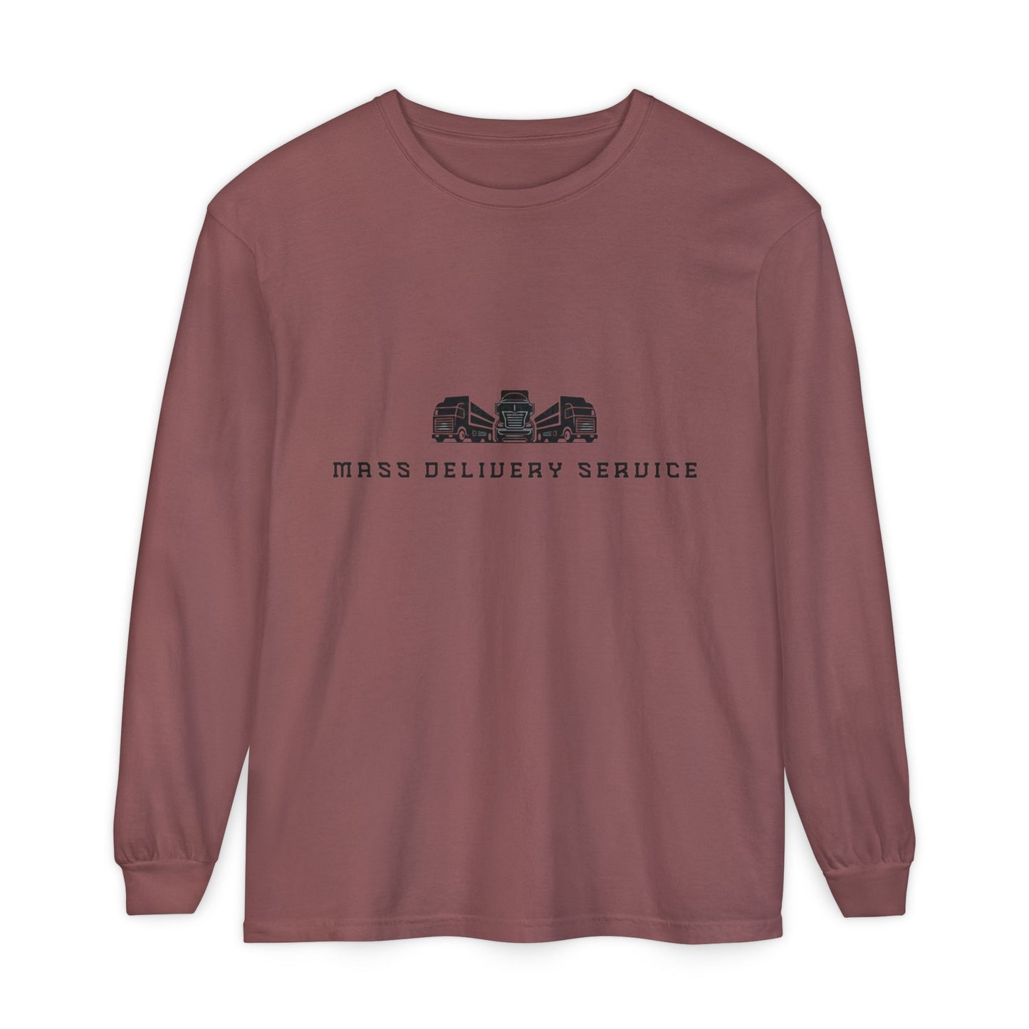 Mass Delivery Service Long Sleeve T-Shirt | Unisex Casual Wear