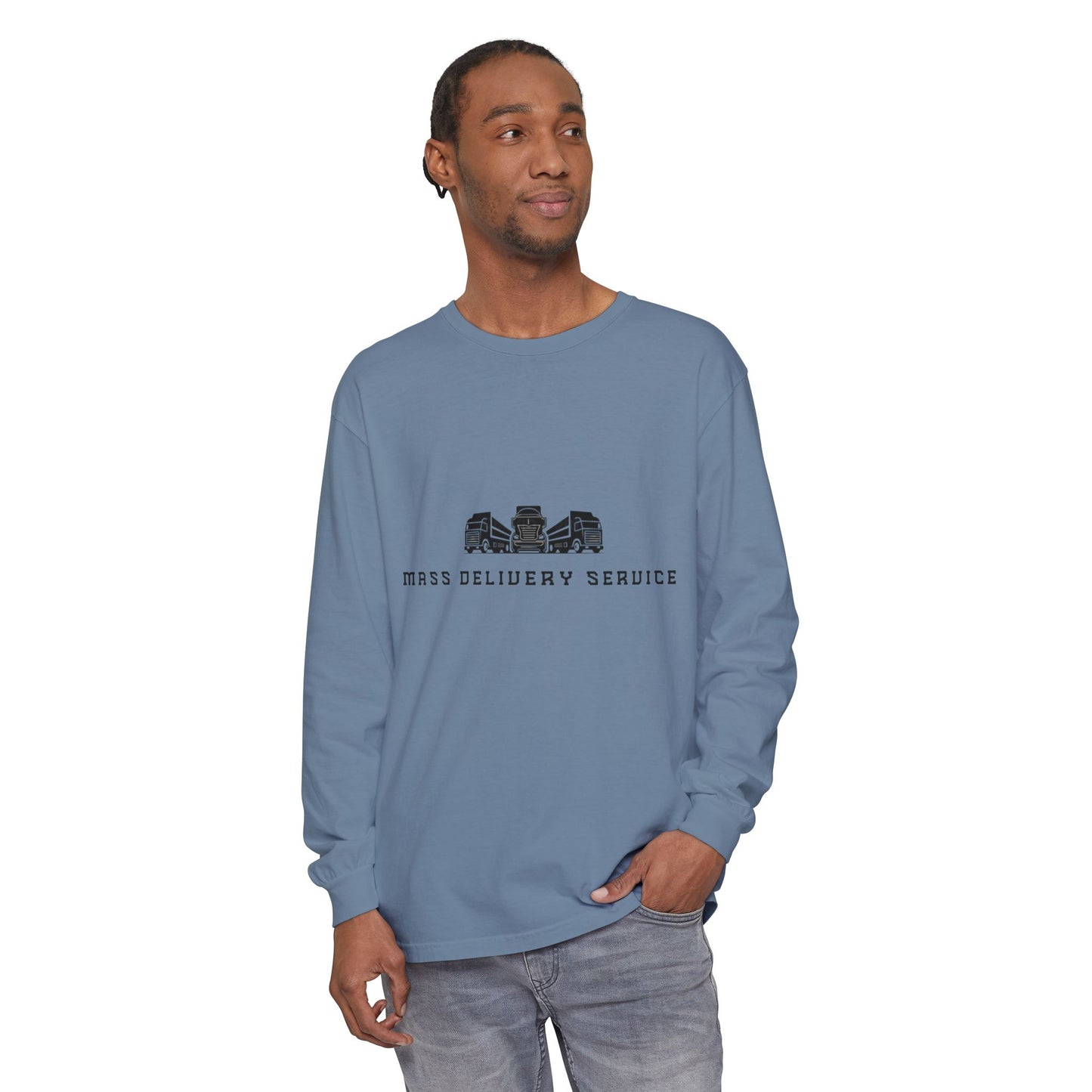 Mass Delivery Service Long Sleeve T-Shirt | Unisex Casual Wear