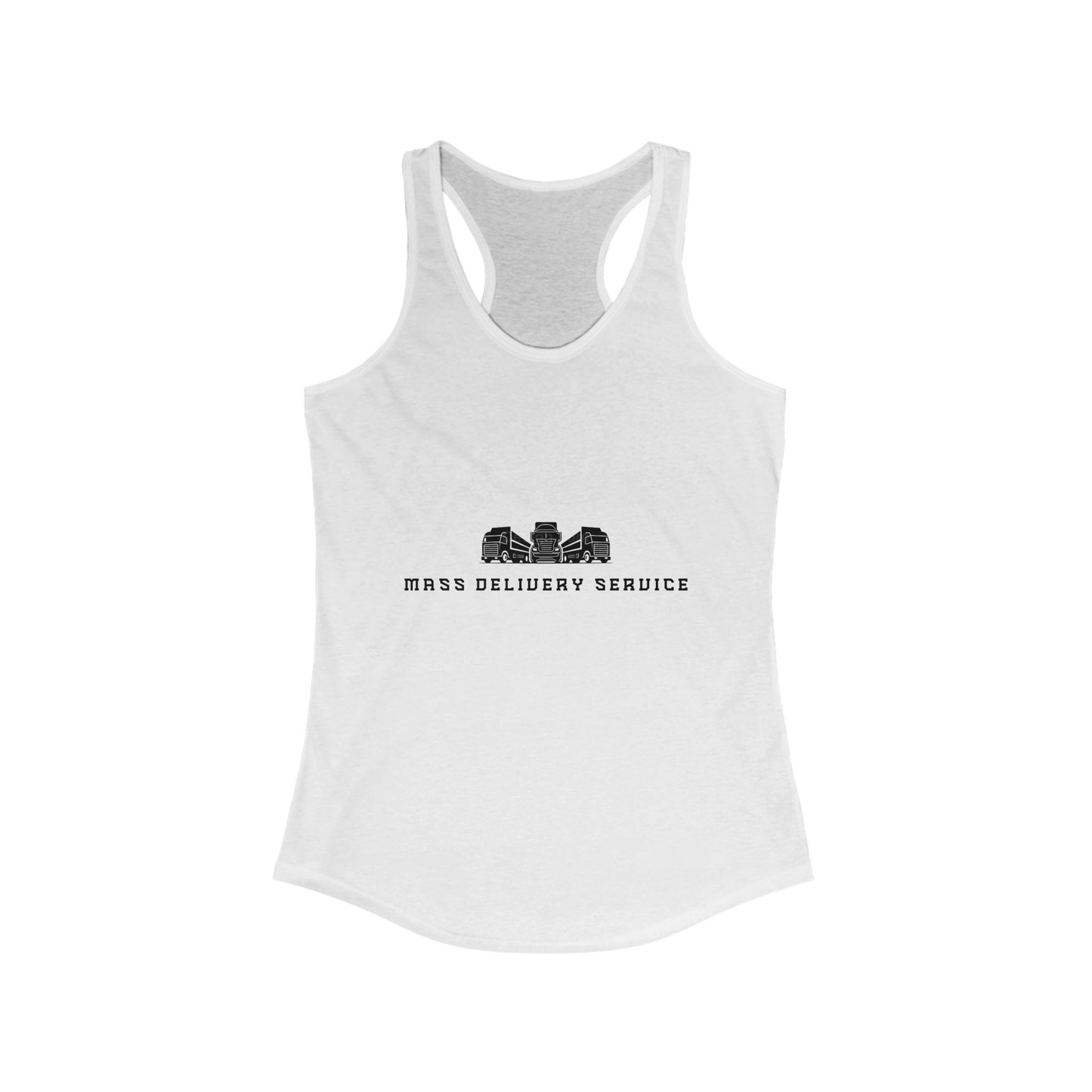 'Mass Delivery Service' Women's Racerback Tanks