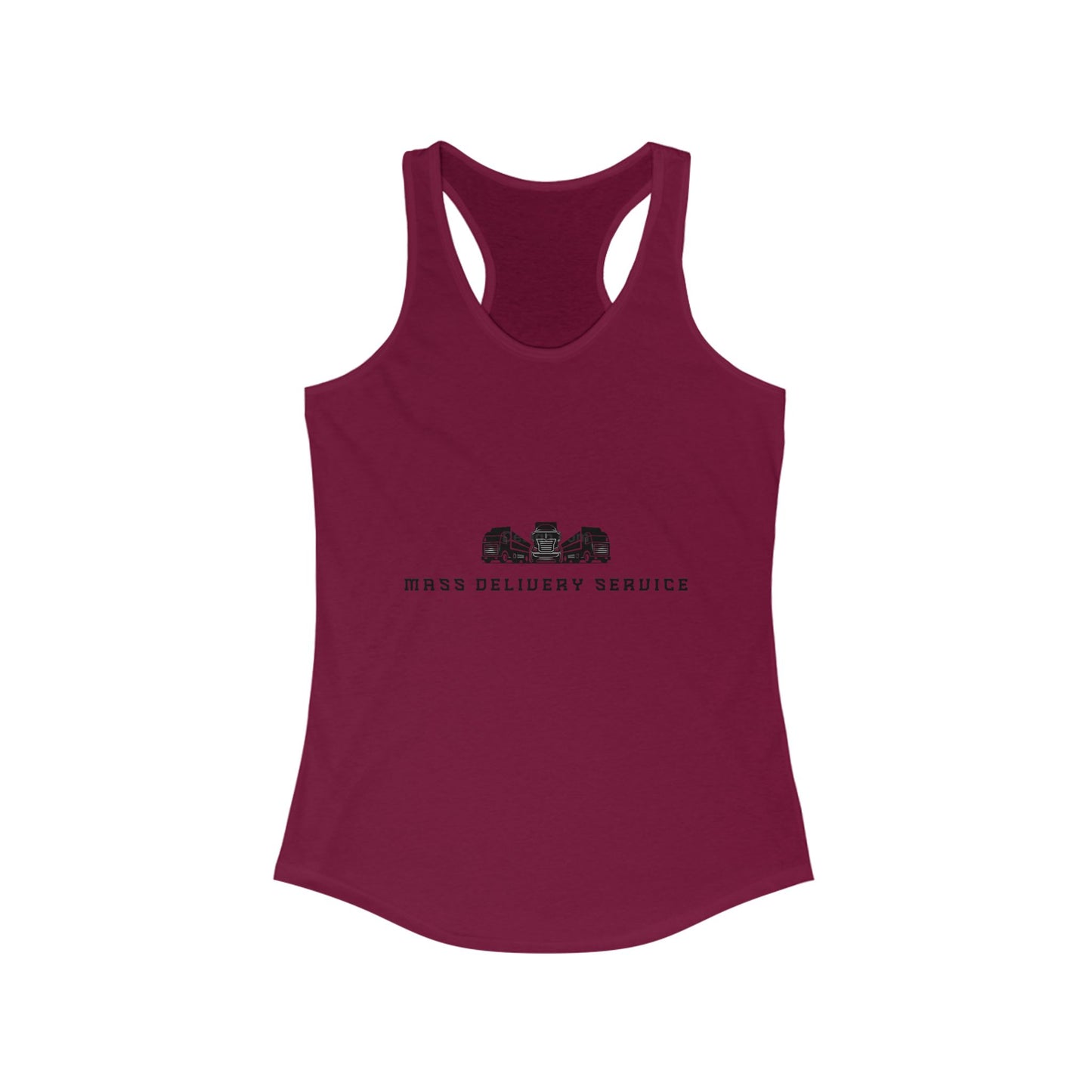 'Mass Delivery Service' Women's Racerback Tanks