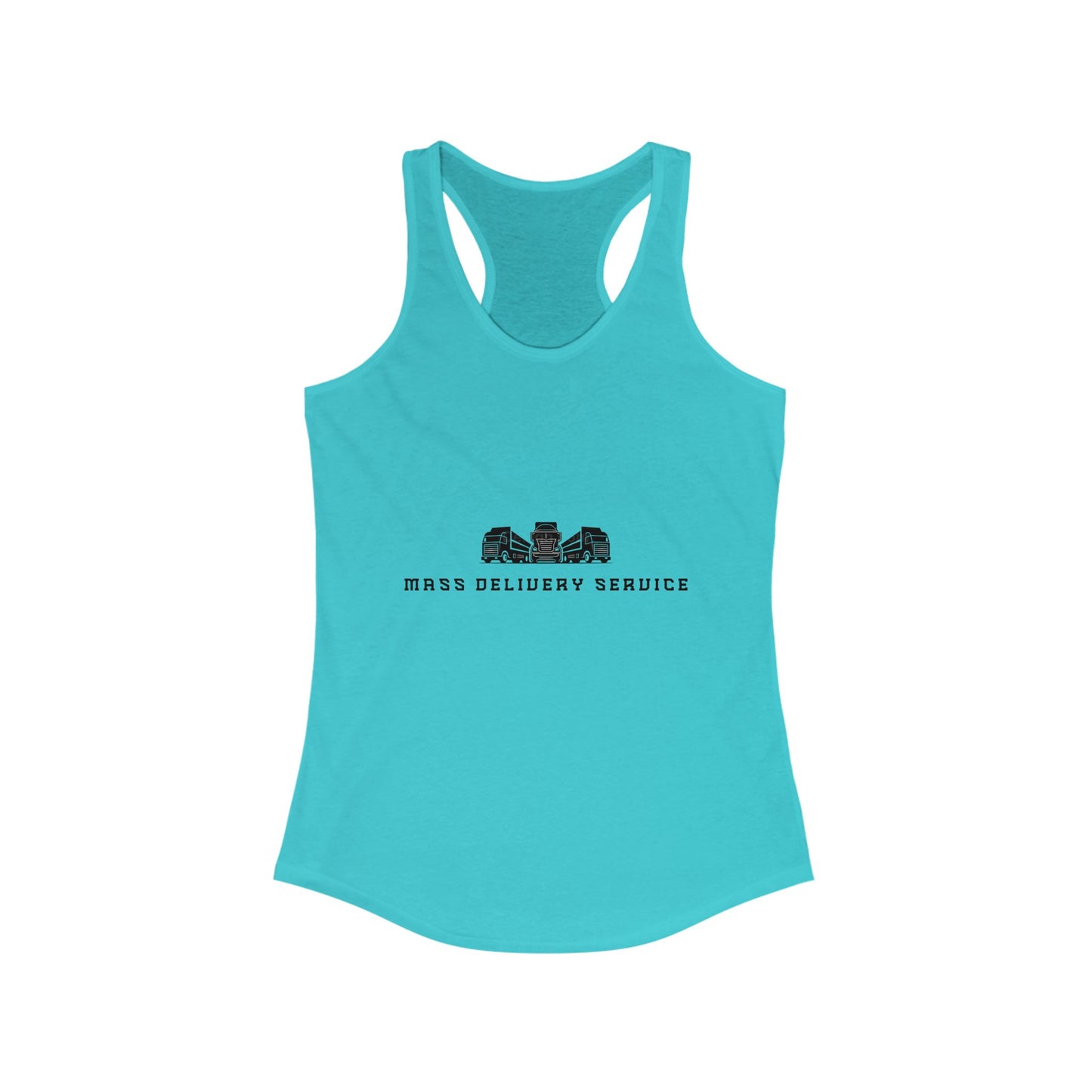 'Mass Delivery Service' Women's Racerback Tanks