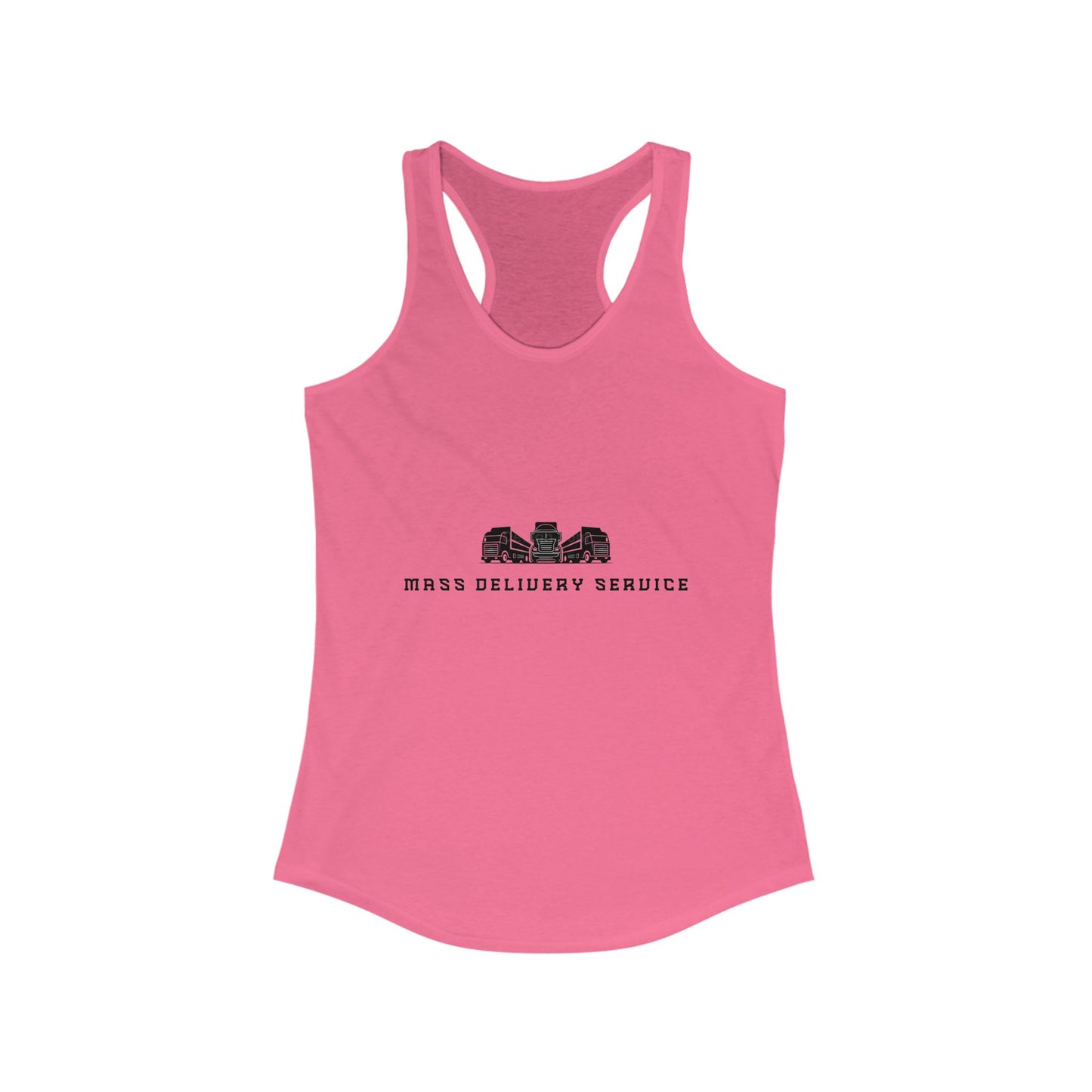 'Mass Delivery Service' Women's Racerback Tanks