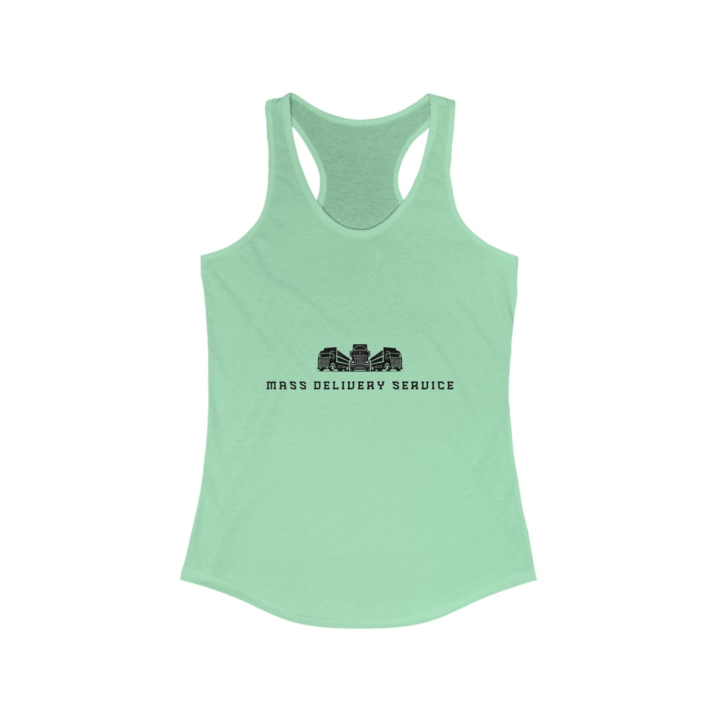 'Mass Delivery Service' Women's Racerback Tanks