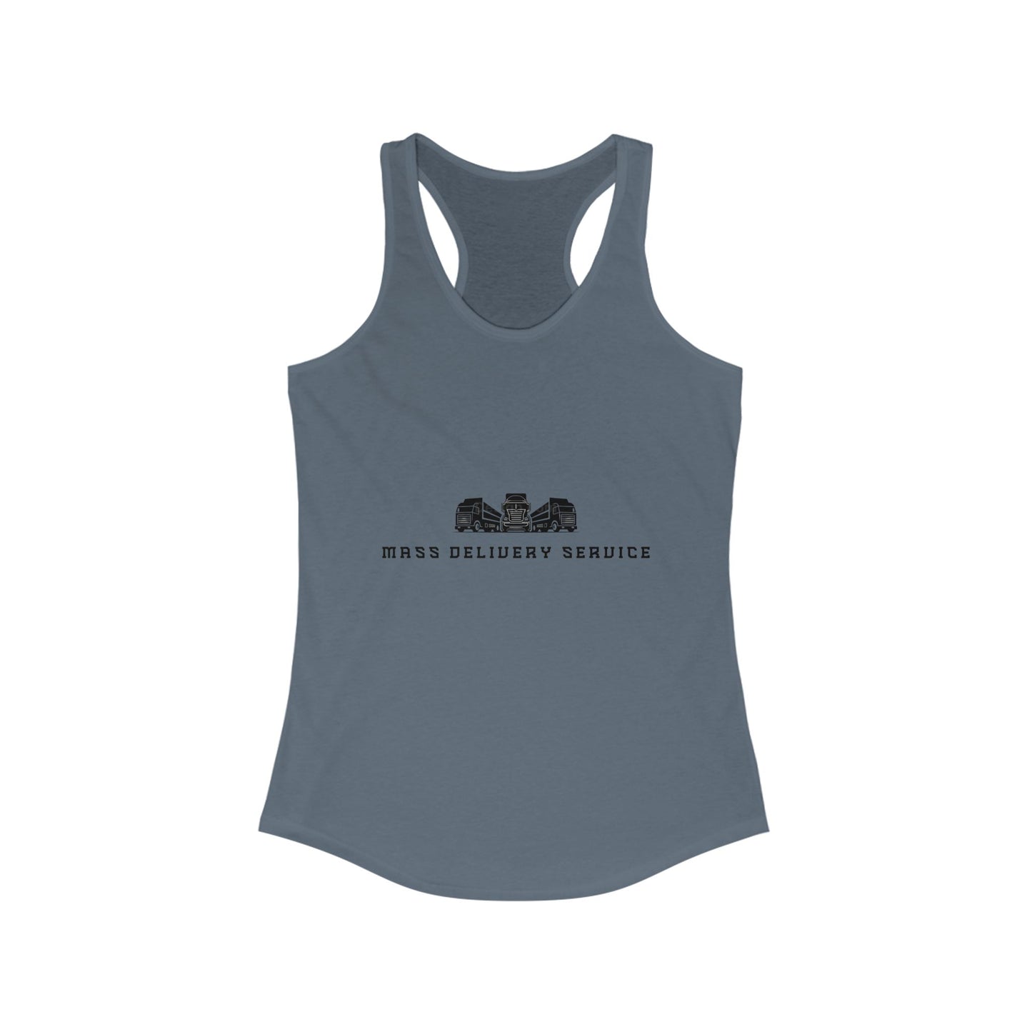 'Mass Delivery Service' Women's Racerback Tanks