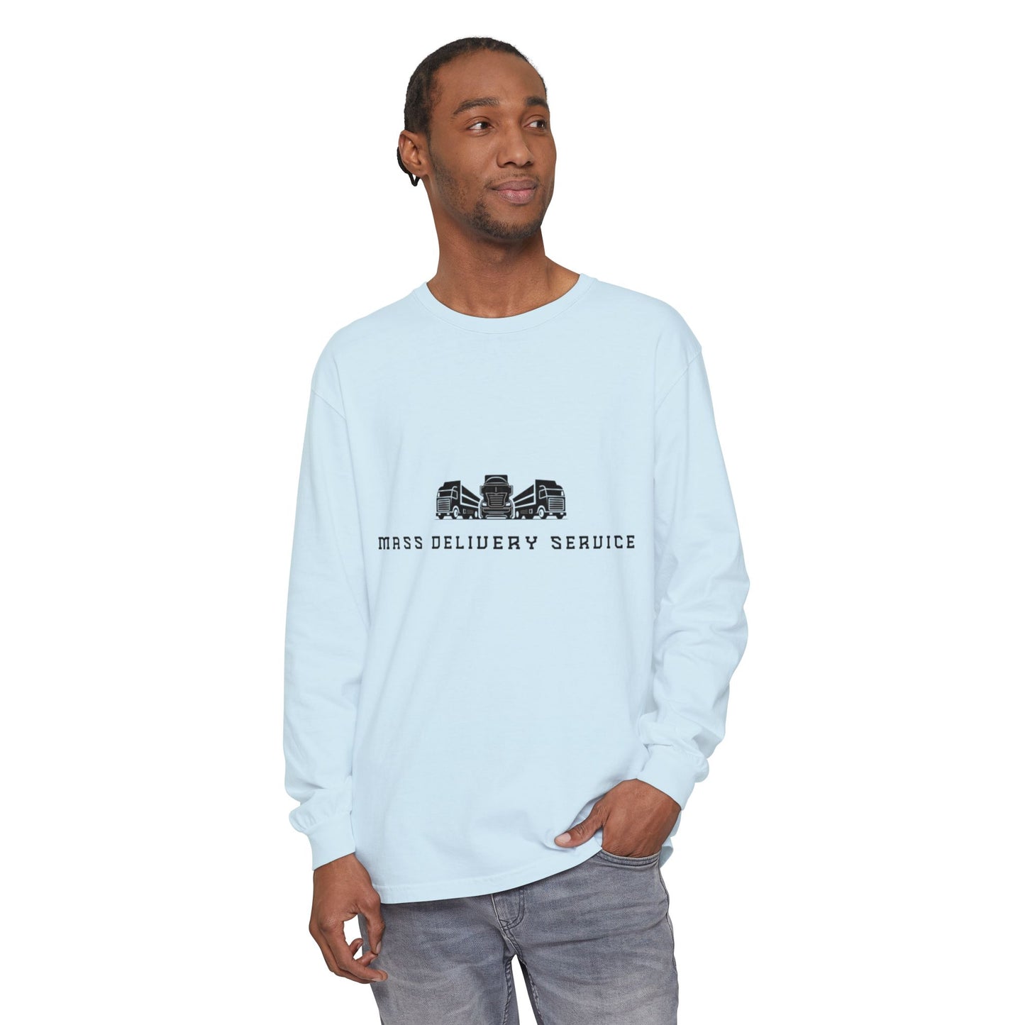 Mass Delivery Service Long Sleeve T-Shirt | Unisex Casual Wear