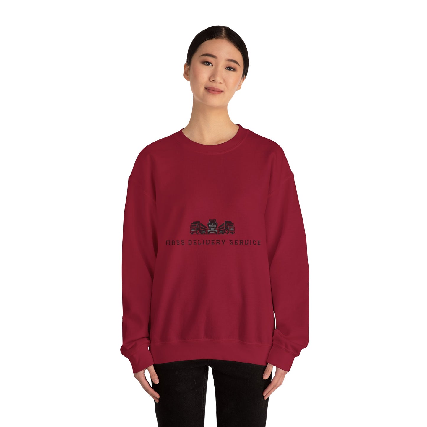 Mass Delivery Service Crewneck Sweatshirts