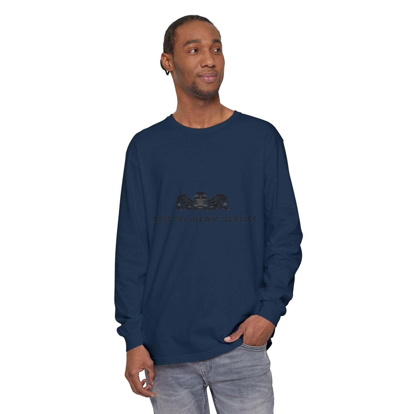 Mass Delivery Service Long Sleeve T-Shirt | Unisex Casual Wear