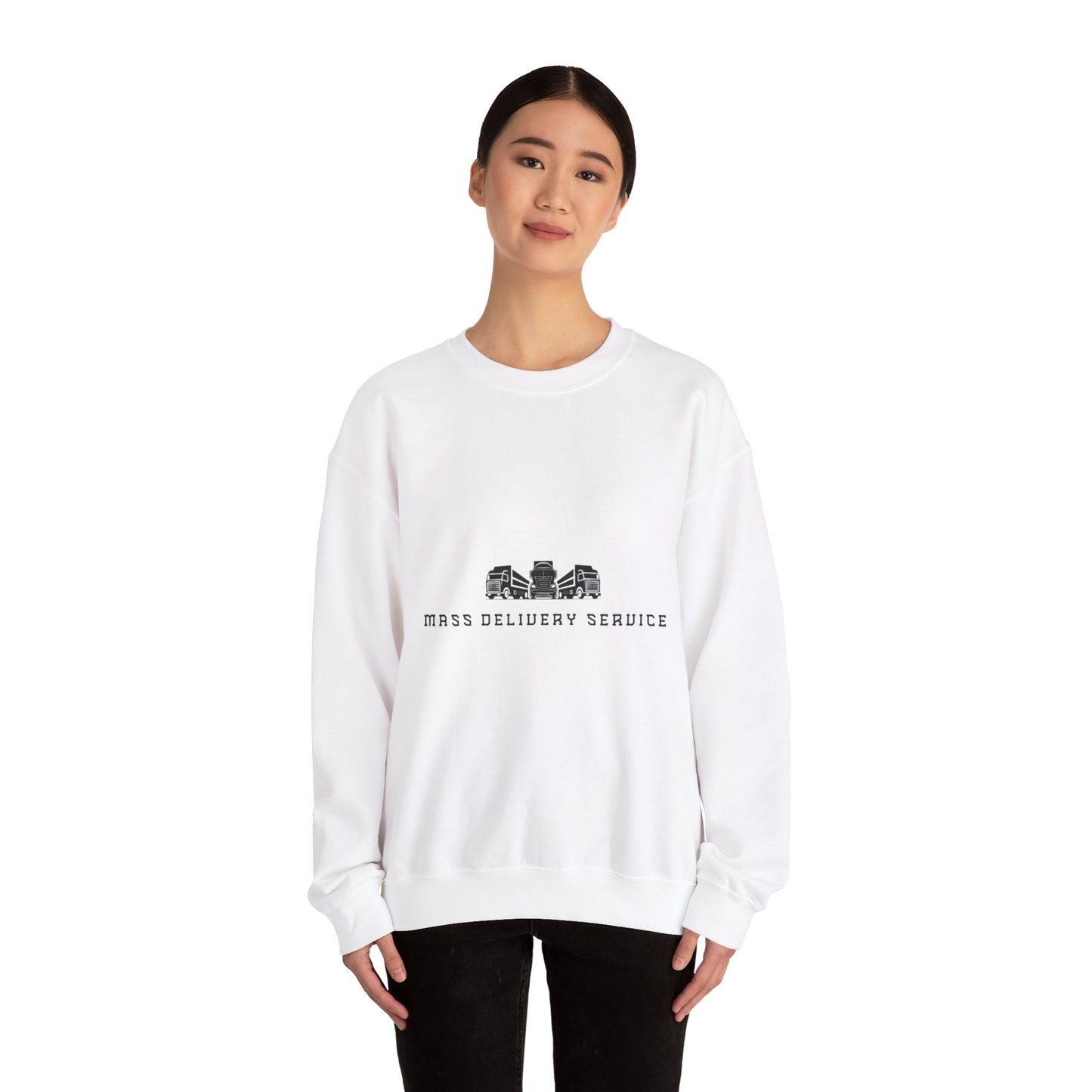 Mass Delivery Service Crewneck Sweatshirts