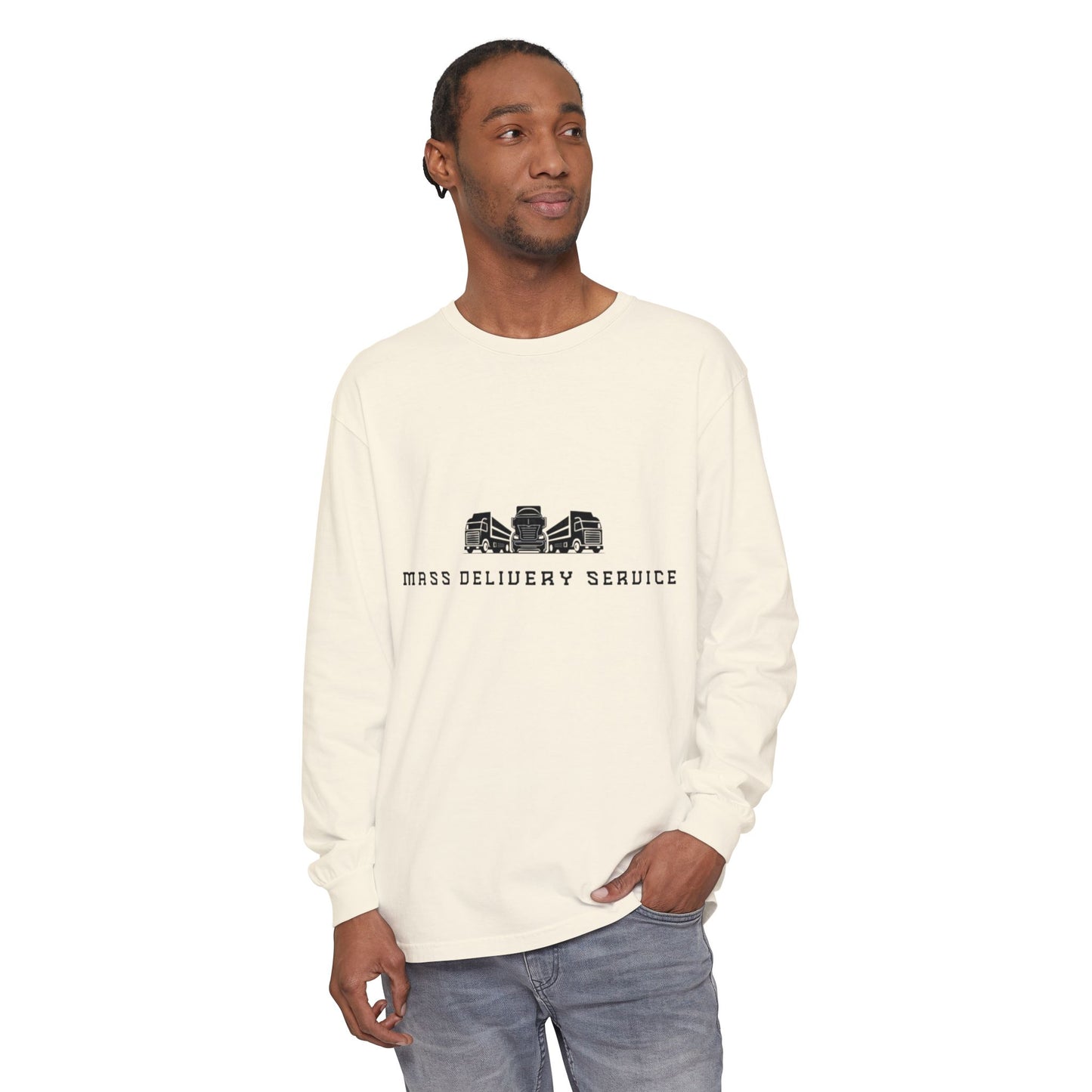 Mass Delivery Service Long Sleeve T-Shirt | Unisex Casual Wear