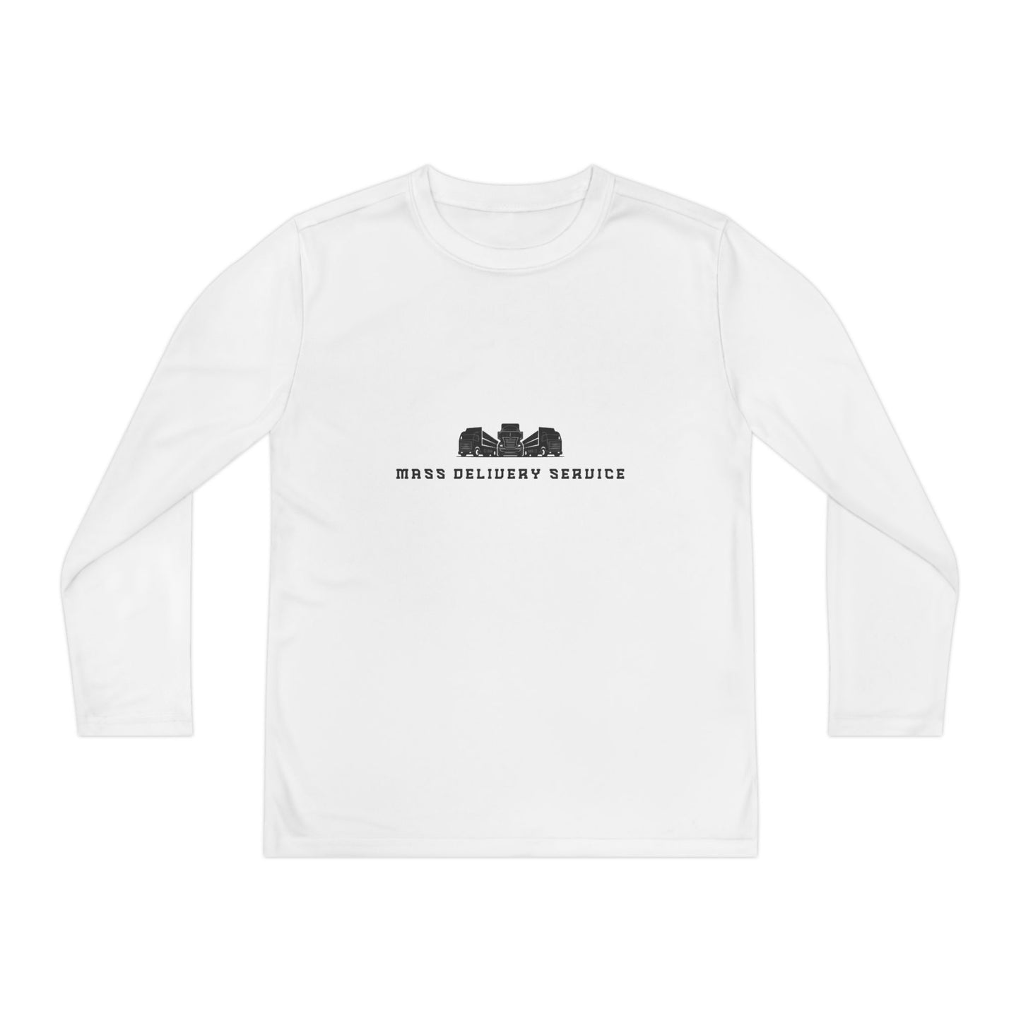 Youth Long Sleeve Tee - Mass Delivery Service Design