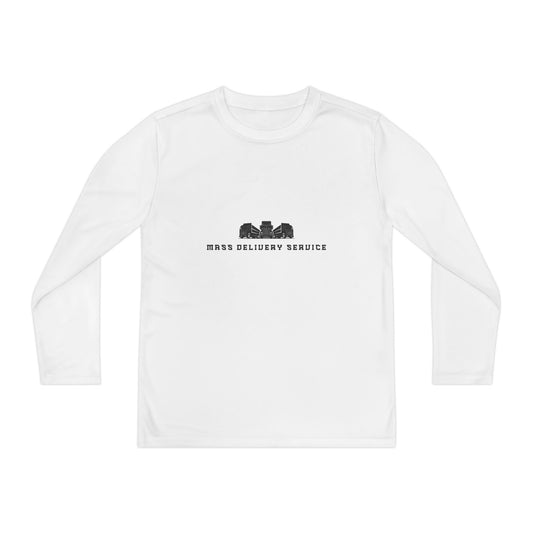 Youth Long Sleeve Tee - Mass Delivery Service Design