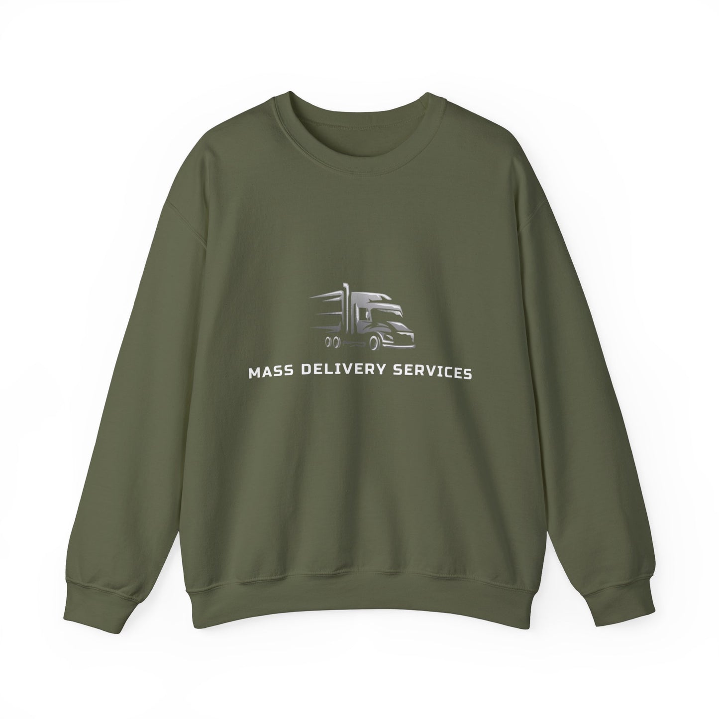 Mass Delivery Services Women Crewneck Sweaters