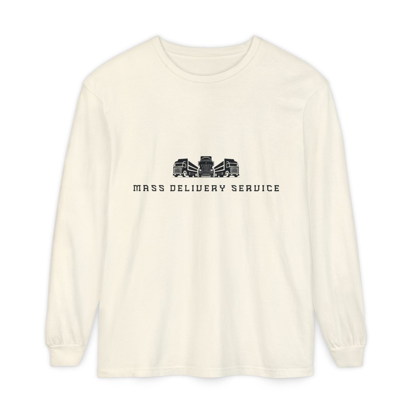 Mass Delivery Service Long Sleeve T-Shirt | Unisex Casual Wear